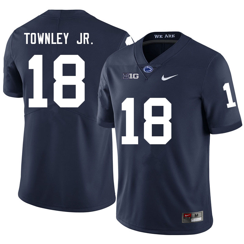 Men #18 Davon Townley Jr. Penn State Nittany Lions College Football Jerseys Sale-Navy - Click Image to Close